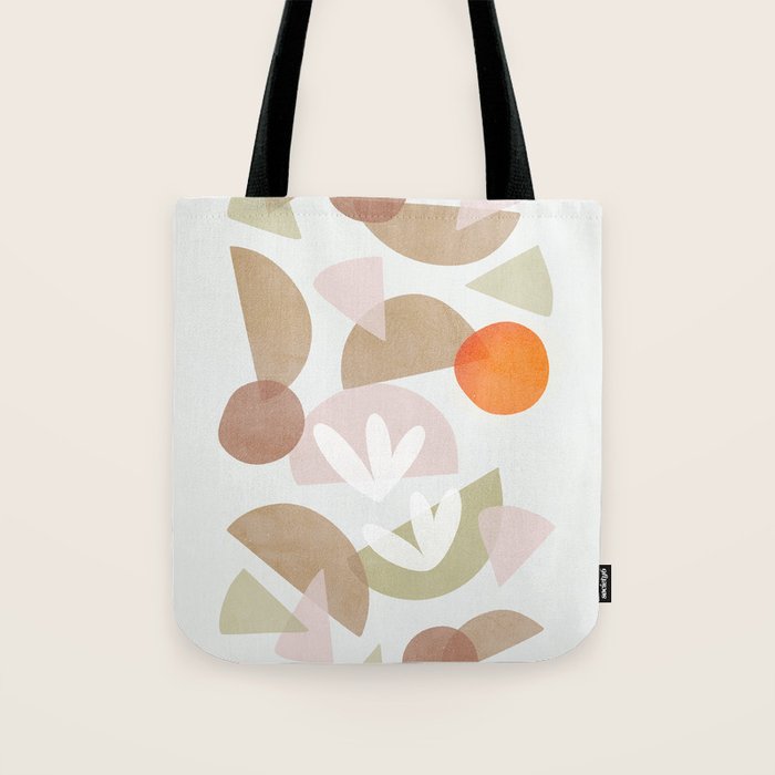Minimal Autumnal Dance 1 Tote Bag Gallery Image 1