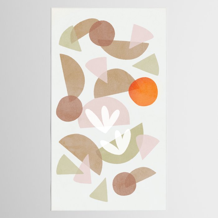 Minimal Autumnal Dance 1 Tablecloth Gallery Image 2