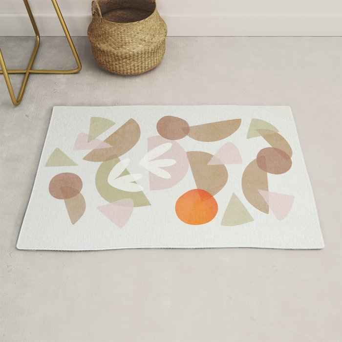 Minimal Autumnal Dance 1 Rug Gallery Image 1