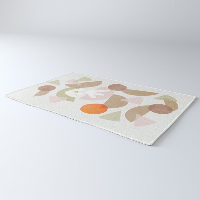 Minimal Autumnal Dance 1 Rug Gallery Image 3