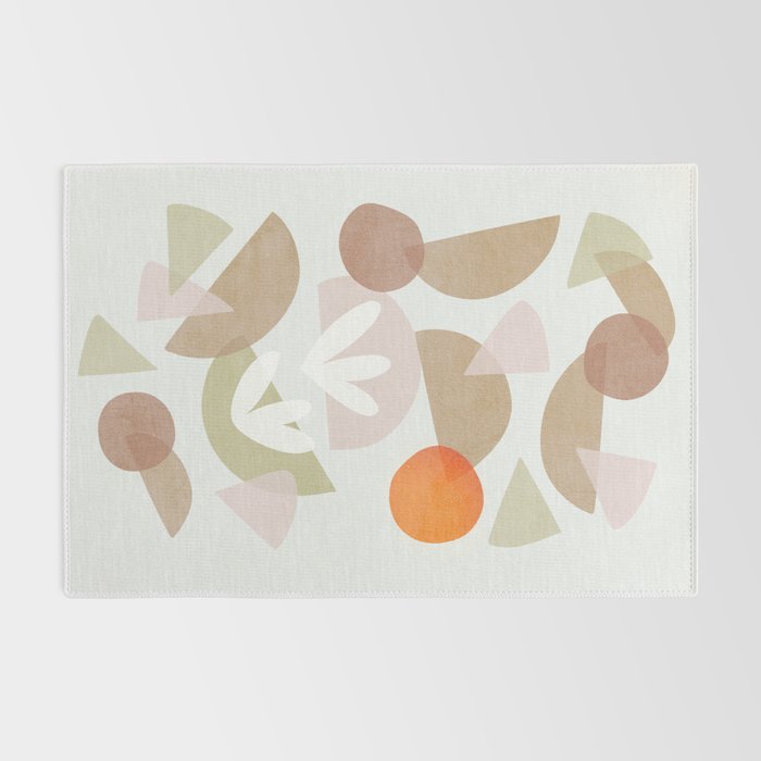 Minimal Autumnal Dance 1 Rug Gallery Image 2