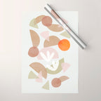 Minimal Autumnal Dance 1 Wrapping Paper Gallery Image 1