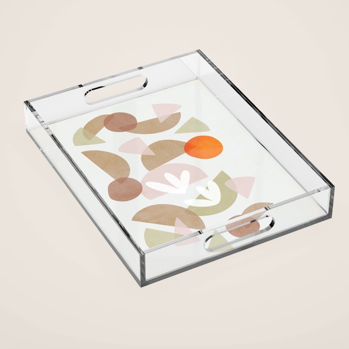 Minimal Autumnal Dance 1 Acrylic Tray Gallery Image 1