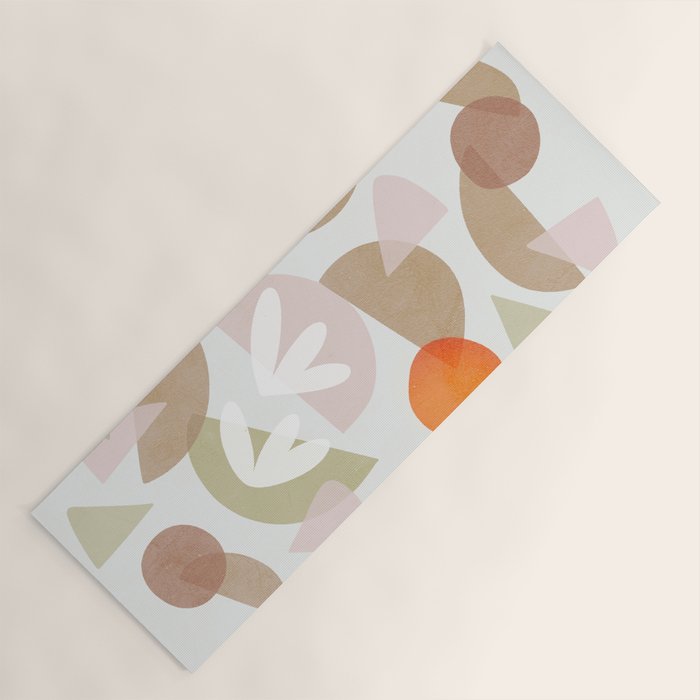 Minimal Autumnal Dance 1 Yoga Mat Gallery Image 1