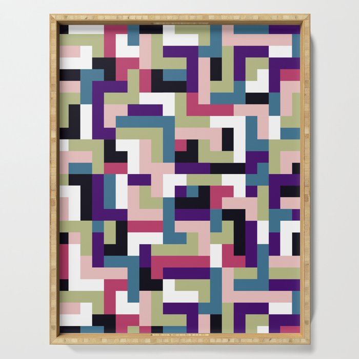 Boho M Tetris PTT Serving Tray Gallery Image 1