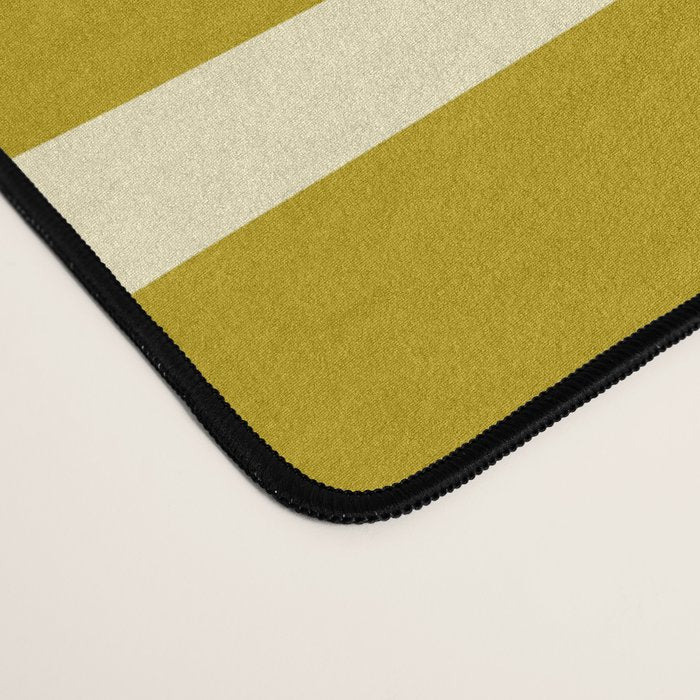 Mid-Century Modern Abstract Palm Springs Pattern in Chartreuse Maroon Cream Desk Mat Gallery Image 4