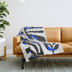Abstract T008 Throw Blanket Gallery Image 1