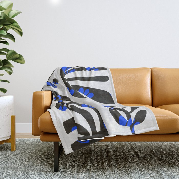 Abstract T008 Throw Blanket Gallery Image 1