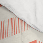 Coral Block And Lines Pattern Comforter Gallery Image 4