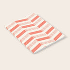 Coral Block And Lines Pattern Notebook Gallery Image 2