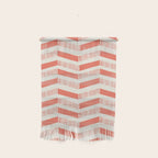 Coral Block And Lines Pattern Wall Hanging Gallery Image 1