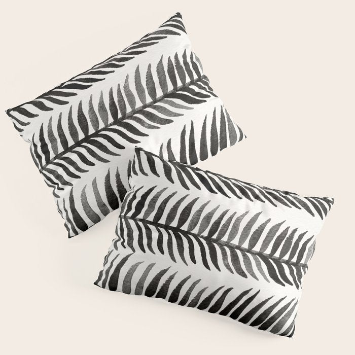 Black Seaweed Pillow Sham Gallery Image 3