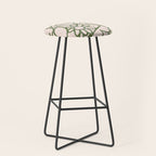 Abstract organic nature shape art print Stool Gallery Image 1
