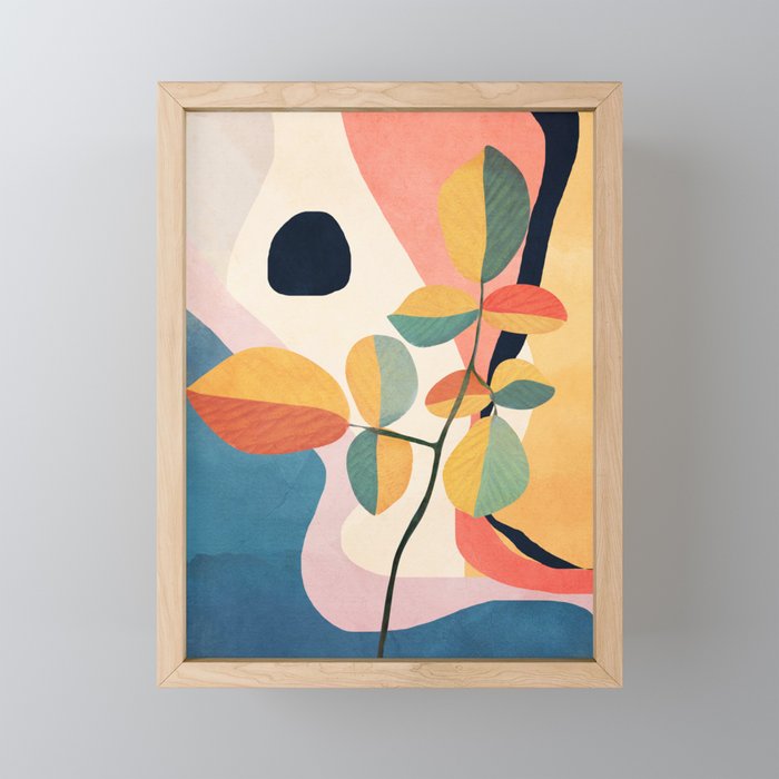 Colorful Branching Out 28 Mini Art Print Gallery Image 1