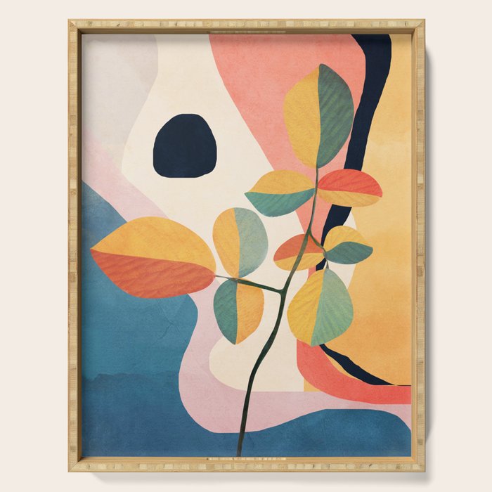 Colorful Branching Out 28 Serving Tray Gallery Image 1