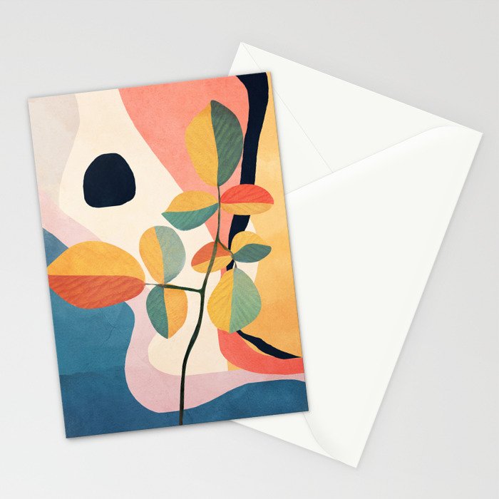 Colorful Branching Out 28 Stationery Card Gallery Image 2