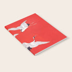 Circling Carne Red Fabric Notebook Gallery Image 2