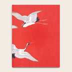 Circling Carne Red Fabric Notebook Gallery Image 4