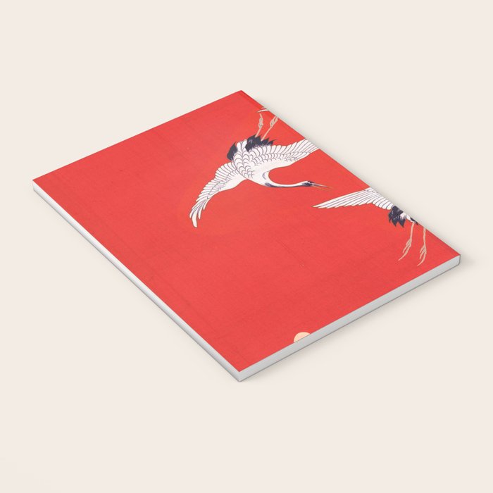 Circling Carne Red Fabric Notebook Gallery Image 3