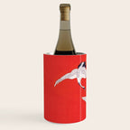 Circling Carne Red Fabric Wine Chiller Gallery Image 2
