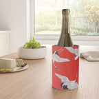 Circling Carne Red Fabric Wine Chiller Gallery Image 4