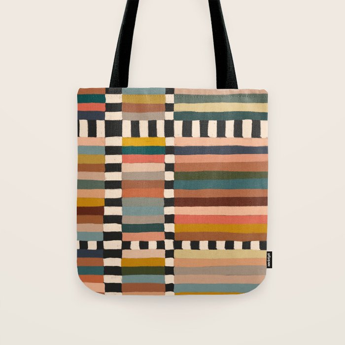 Mix of Stripes #11 Tote Bag Gallery Image 1