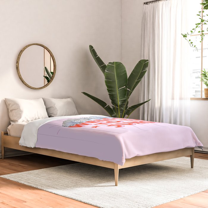 welcome to the jungle - retro tiger Comforter Gallery Image 2