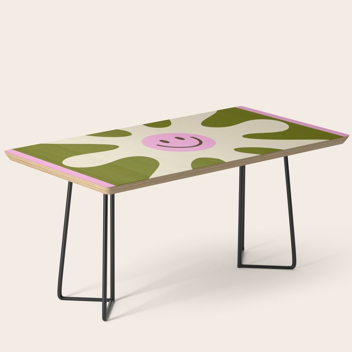 Retro Flower Vintage 70s Groovie Coffee Table Gallery Image 1