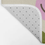 Retro Flower Vintage 70s Groovie Bath Mat Gallery Image 2