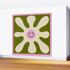 Retro Flower Vintage 70s Groovie Wall Mural Gallery Image 2