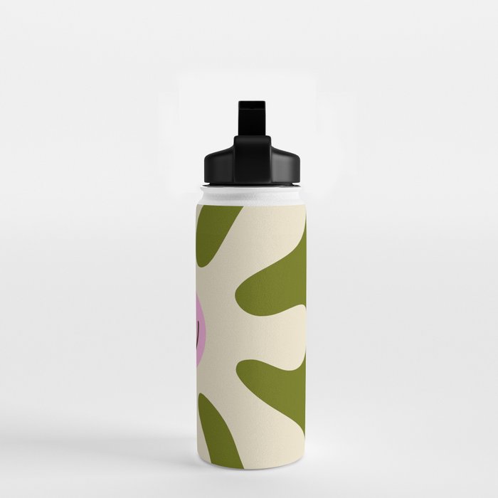 Retro Flower Vintage 70s Groovie Water Bottle Gallery Image 2