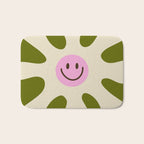 Retro Flower Vintage 70s Groovie Bath Mat Gallery Image 1