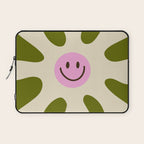 Retro Flower Vintage 70s Groovie Laptop Sleeve Gallery Image 1