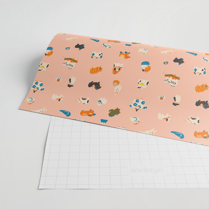Japanese folk toys Wrapping Paper Gallery Image 2