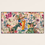 Floral and Pin-Up Girls V - II Desk Mat Gallery Image 3