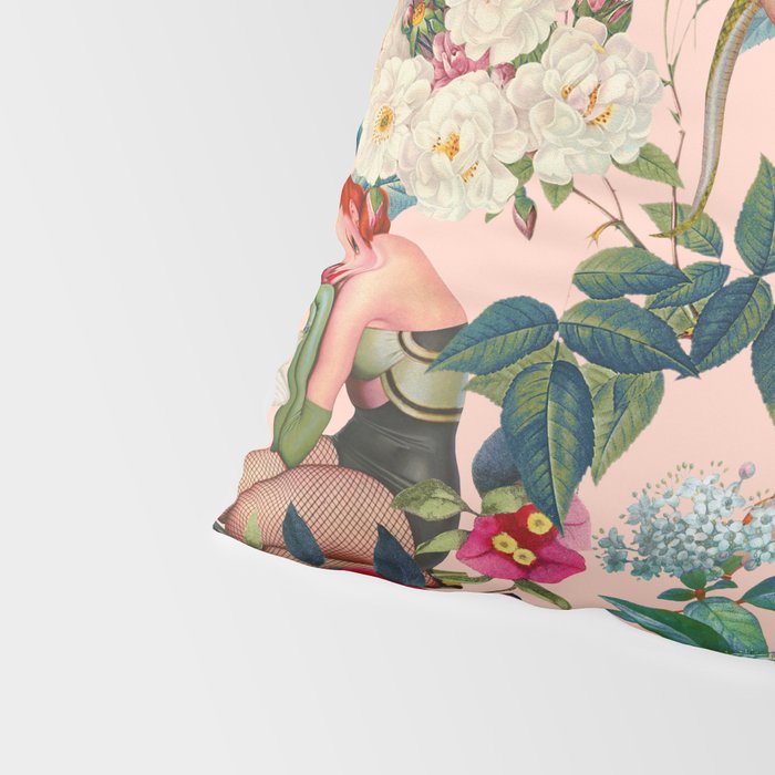 Floral and Pin-Up Girls V - II Pillow Sham Gallery Image 4
