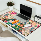 Floral and Pin-Up Girls V - II Desk Mat Gallery Image 2