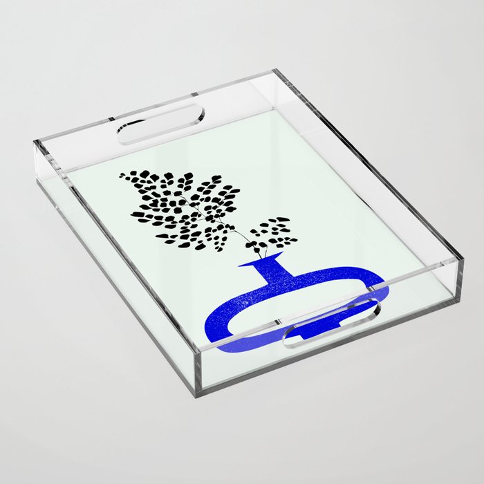 The Blue Vase 02 Acrylic Tray Gallery Image 1