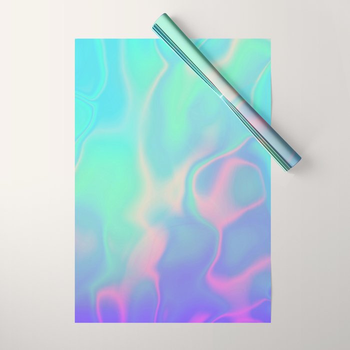 Rainbow Sea Wrapping Paper Gallery Image 1