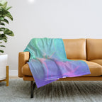 Rainbow Sea Throw Blanket Gallery Image 1