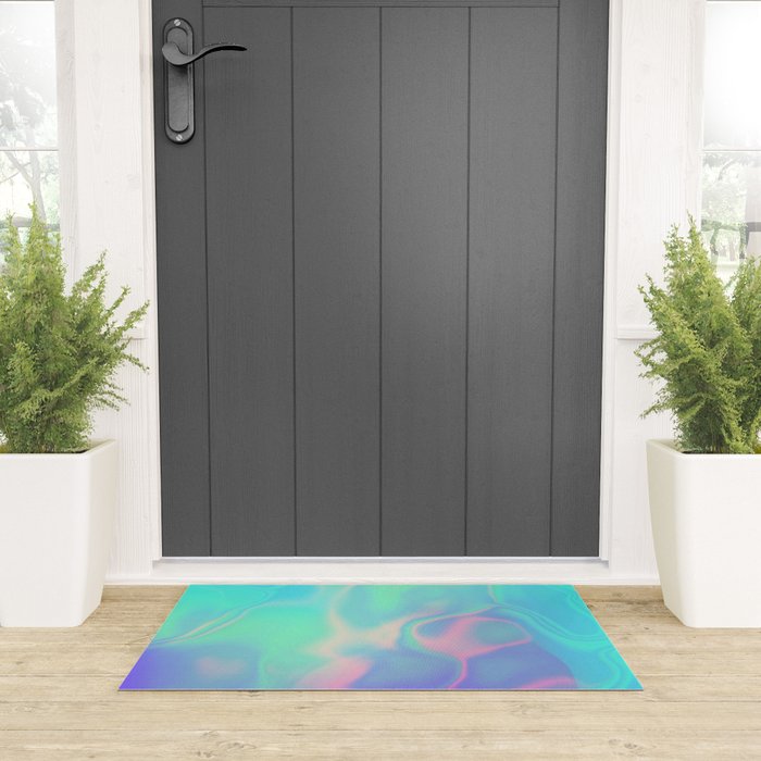 Rainbow Sea Welcome Mat Gallery Image 3