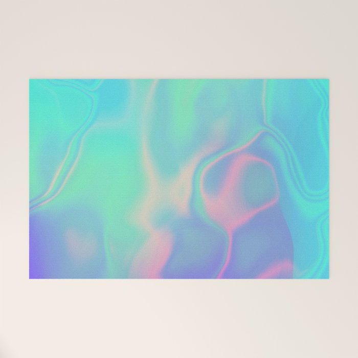 Rainbow Sea Welcome Mat Gallery Image 1