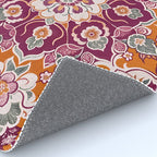 Ruby and Spice Floral Mandala Rug Gallery Image 4
