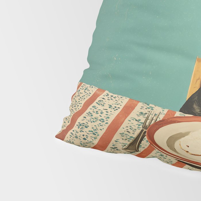 Dachshund Waiting For Breakfast Pillow Sham Gallery Image 4