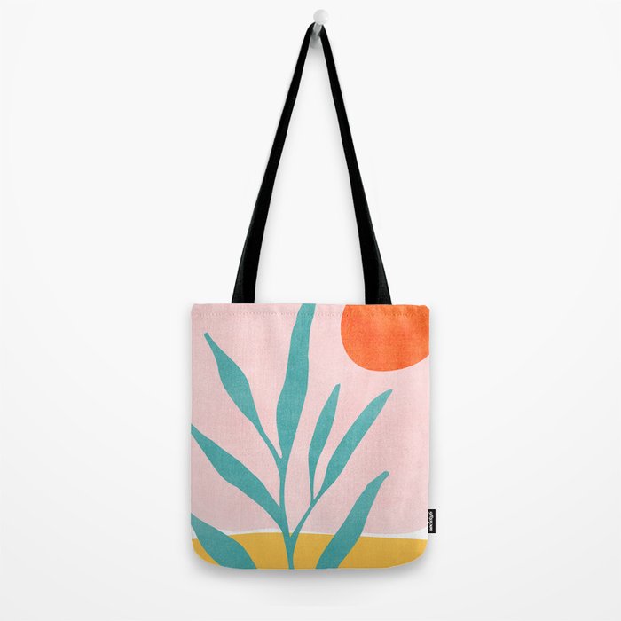 The Peaceful Place Abstract Landscape Tote Bag Gallery Image 2