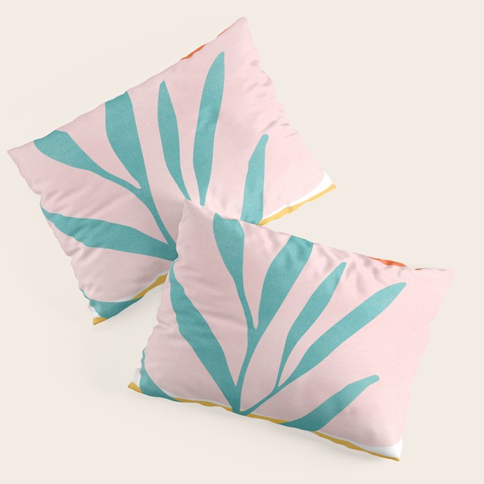 The Peaceful Place Abstract Landscape Pillow Sham Gallery Image 1