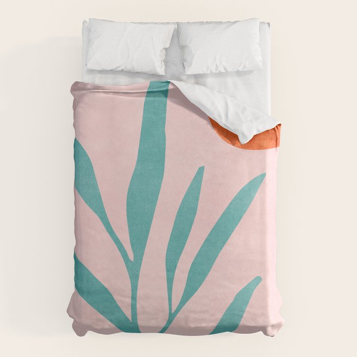 The Peaceful Place Abstract Landscape Duvet Cover Gallery Image 6