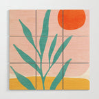 The Peaceful Place Abstract Landscape Wood Wall Art Gallery Image 1