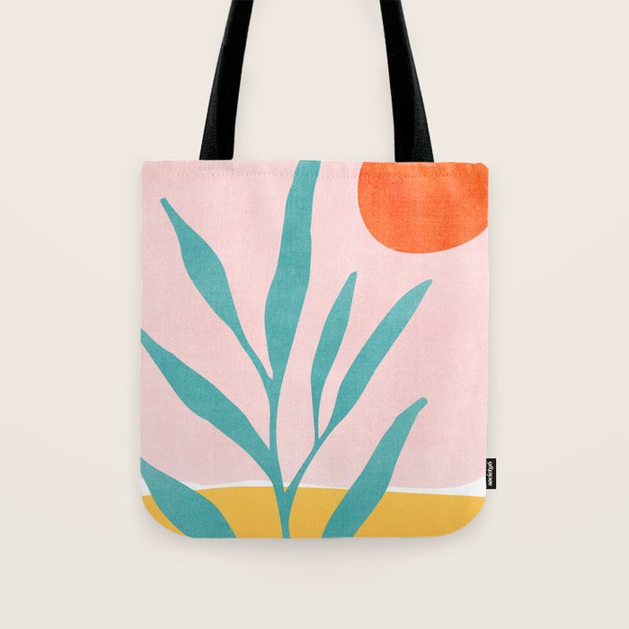 The Peaceful Place Abstract Landscape Tote Bag Gallery Image 1