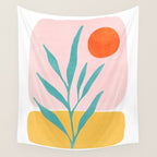 The Peaceful Place Abstract Landscape Wall Tapestry Gallery Image 4